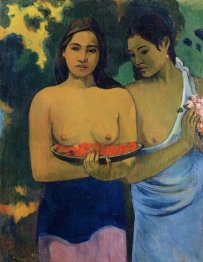 Two tahitian women 1899