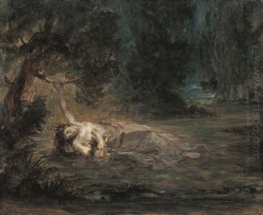 La mort d\'Ophélie 1838