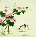 Pájaros y flores - Pintura china