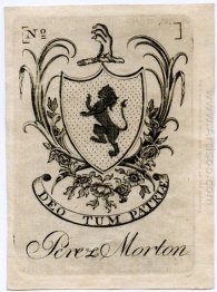 Perez Morton Bookplate