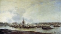 De strijd van Gangut, 27 juli, 1714