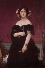 Portrait Of Madame Moitessier Standing