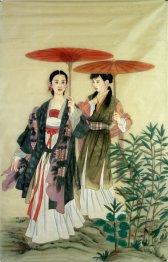 Beautiful ladies - Chinese Painting