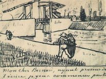 Mit Zugbrücke Walking-Paar 1888