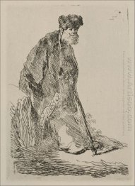 An Old Man With A Bushy Beard 1630