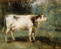 Une vache dans un paysage