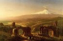 Gunung Aetna Dari Taormina 1843