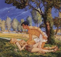 Illustration zum Roman Daphnis und Chloe 4