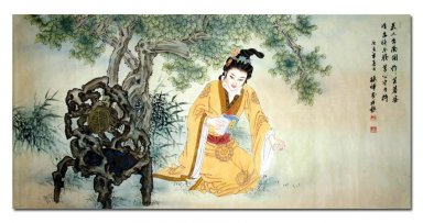 Vacker poesi - kinesisk målning