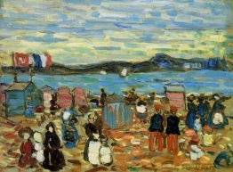 Bathing Tents St Malo 1907