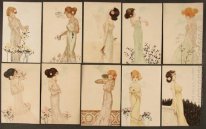 Meisjes met Bloemen op Voet 1902