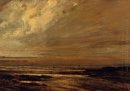 The Beach At Trouville Di Low Tide 1865