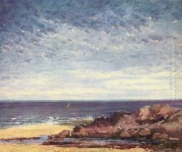 Sea Coast In Normandy 1867