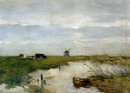 Dutch polder landscape