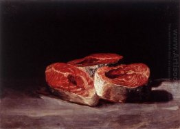 Still Life Three Salmon Steaks 1812