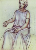 A Woman In A Chiton 1910