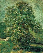 Chestnut Tree In Blossom 1887