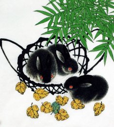 Rabbit - Chinese Painting