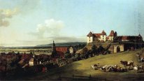 Fortress Of Sonnenstein Above Pirna 1756