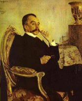 Retrato de príncipe Vladimir Mikhailovich Golitsyn 1906