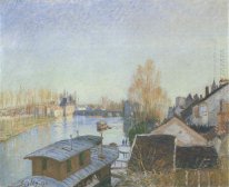 bancos del Loing cerca de Moret 1890