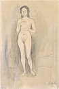 Estudio desnudo femenino para la verdad 1896