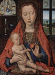 Madonna And Child From The Diptych Of Maerten Van Nieuwenhove 14