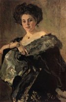 Porträt von Jewdokia Morozova 1908