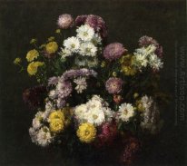 Fleurs Chrysanthèmes 1876