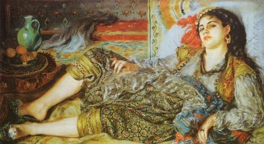 Odalisque van IngrȨs Een Algerijnse vrouw 1870