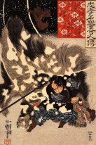 Yamamoto Kansuke Fighting A Giant Boar