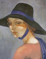 Portrait of a Young Woman in a Hat (Jadwiga Zak)