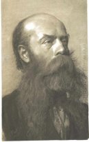 Portrait Of A Man With Beard In Three Quarter Profil