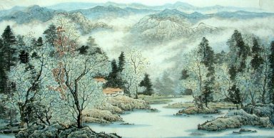 Montagne et de l\'eau - peinture chinoise