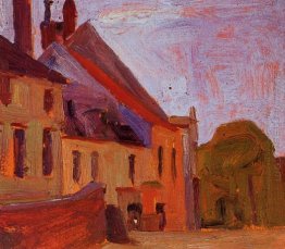 houses on the town square in klosterneuberg 1908