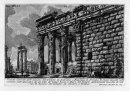 Den romerska forn T 1 Plate XXXI Temple Of Antonius och Faus