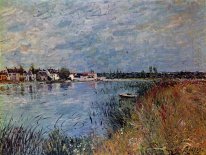 riverbank at saint mammes 1880