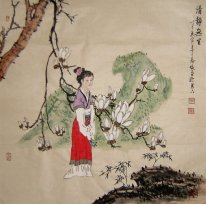 Beautiful Lady - Chinese Painting