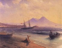 Fishermen Returning Near Naples 1874