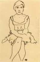 sitzende Frau 1918