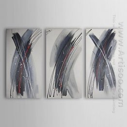 Hand-painted Oil Painting Abstract Landscape - Set of 3