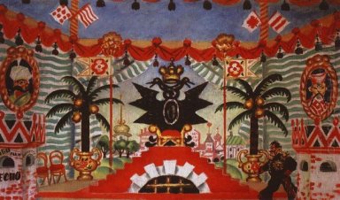 Palace Een Schets voor E Zamyatin S spelen de Rommelmarkt 1925