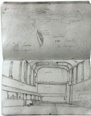 Vista del interior de la cancha de tenis 1791