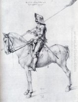 man in armor on horseback 1498