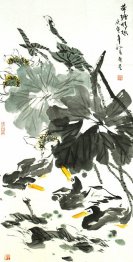 Lotus - peinture chinoise