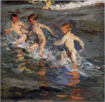 Enfants à la plage 1899