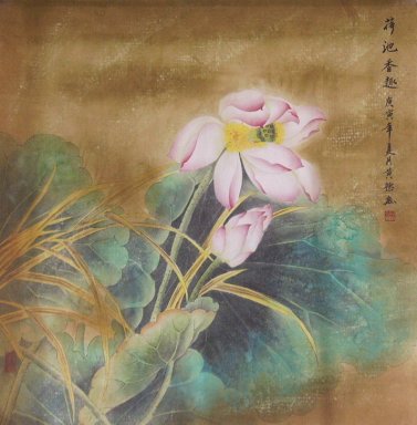 Lotus - peinture chinoise