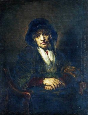 Portret van een Oude vrouw 1870