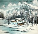 Villaggio nella neve - Pittura cinese