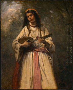 Gypsy Ragazza con mandolino